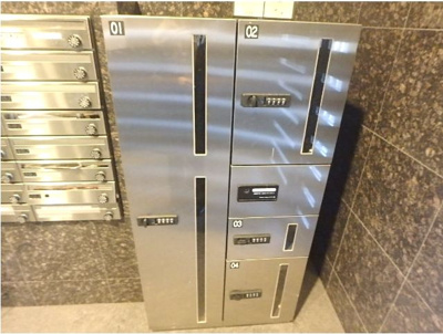 【その他共用部分】 | クエル田端 | 不在時にも大活躍の宅配ボックス完備(^^)/