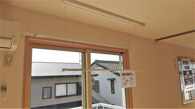 【設備】 | ジュパールⅢ棟 | 室内物干し