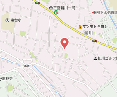 三鷹市中原【仲介手数料無料】　三鷹市中原　中古戸建の地図|～仲介手数料無料☆八王子ひなた不動産～三鷹市中原１丁目　中古戸建
