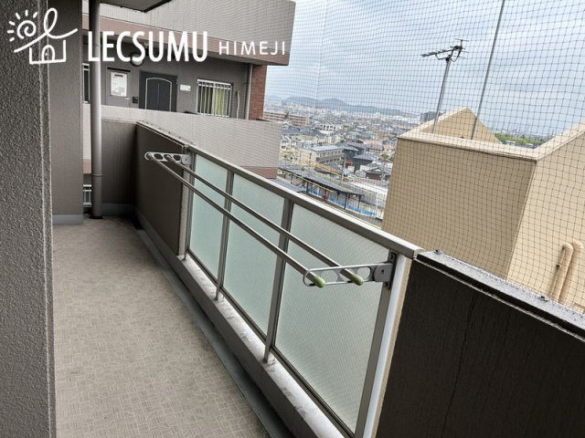 プレステージ姫路西飾磨のバルコニー