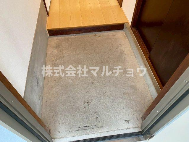 コーポそらの玄関