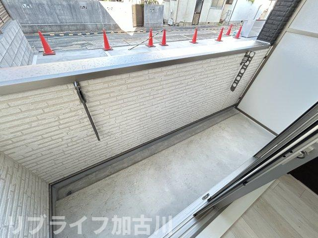 ジーメゾンエトワール東加古川のバルコニー