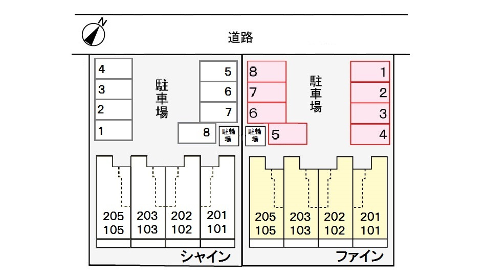 ファインの区画図