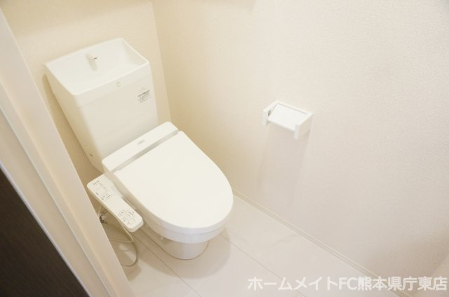 熊本市東区新外４丁目のアパートのトイレ