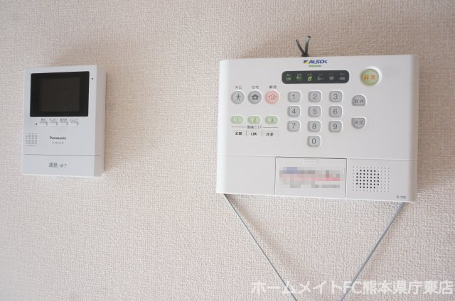 熊本市東区新外４丁目のアパートのセキュリティ