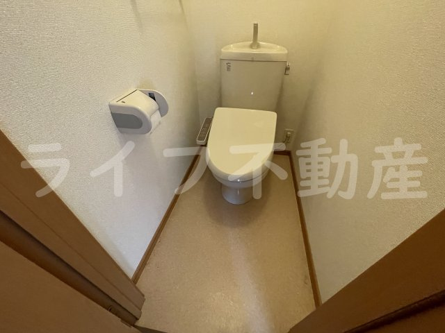 メゾン アルカンシエルⅡのトイレ|コンパクトで使いやすいトイレです