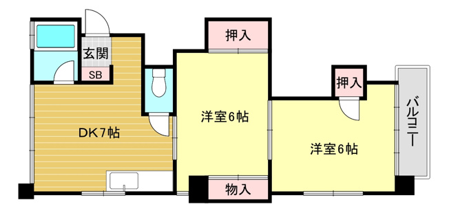 【間取り】 | 新光マンション