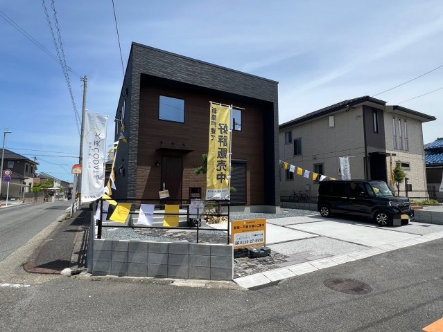 ONE HOUSE－ワンハウスー小倉南区山手1丁目　【小倉南区　新築戸建て】の外観|かっこいいスタイリッシュな外観です♪【小倉南区　新築戸建て】