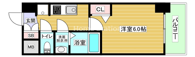 【間取り】 | アドバンス大阪フルーヴ