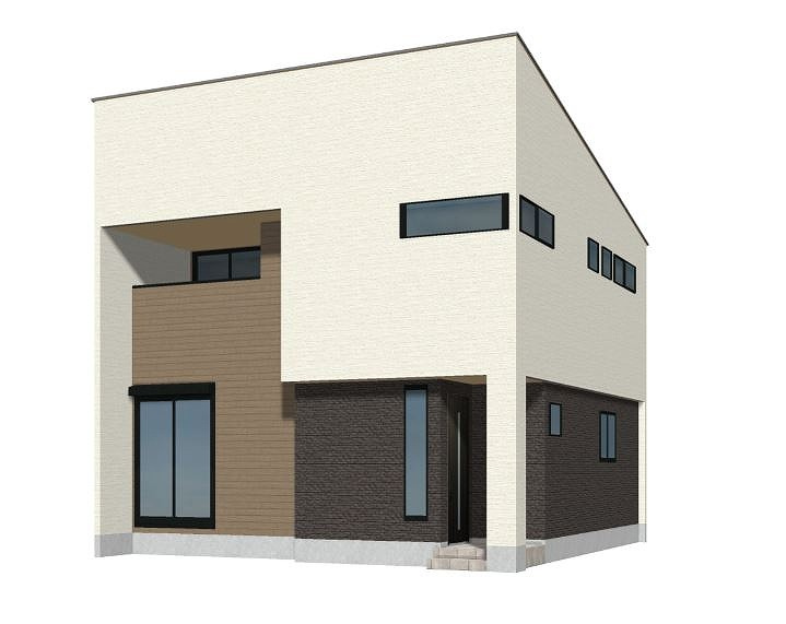 ARCHI DAYS－アーキデイズ－小倉南区下曽根４丁目【小倉南区　新築戸建て】の外観パース|ARCHI DAYS－アーキデイズ－小倉南区下曽根４丁目【小倉南区　新築戸建て】