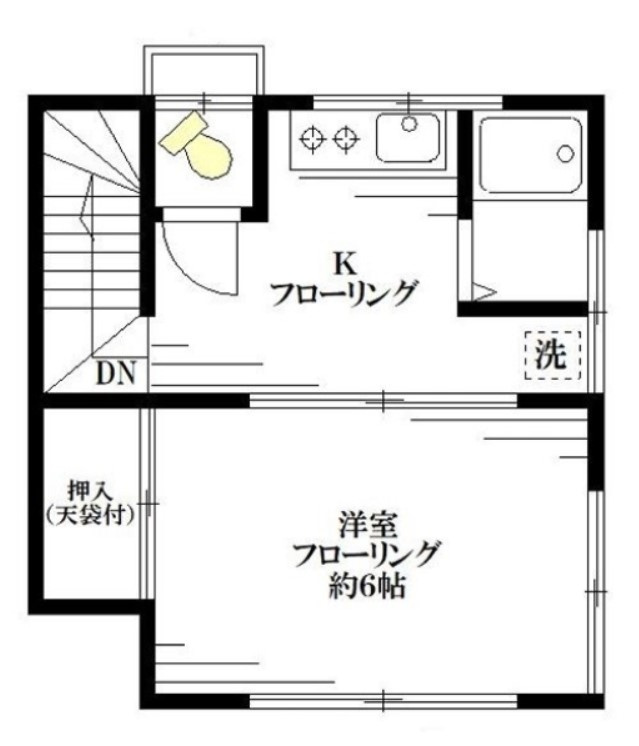 北島荘の間取り