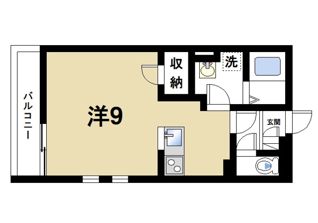 クレイノコミンチャーレドゥーエの間取り|広々とした洋室で趣味や休息が出来ます