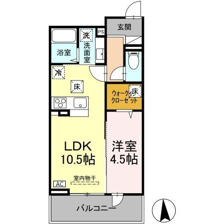 セジュール師岡町の間取り