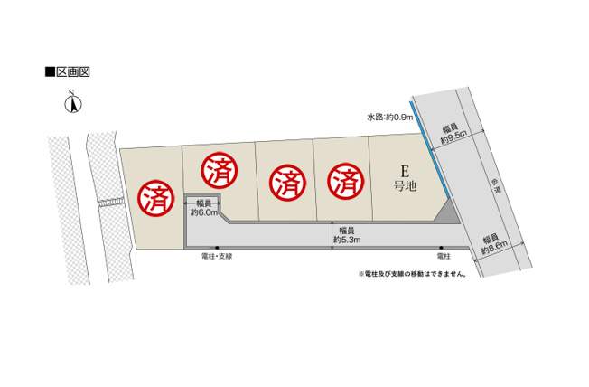 【区画図】 | 高知市一宮東町/Ｅ号地