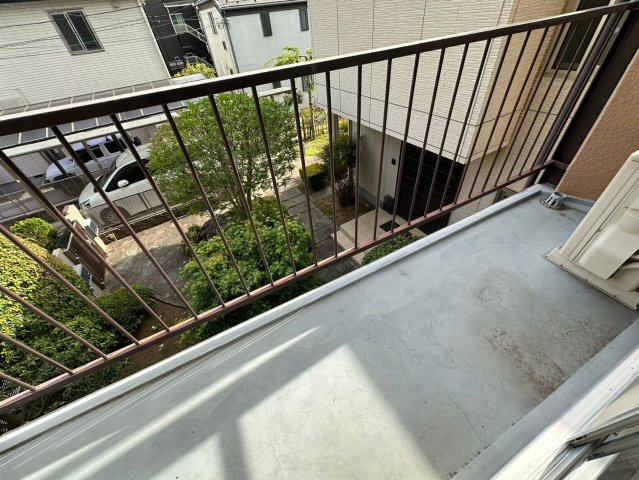 神明ハイムのバルコニー