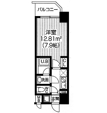 S-RESIDENCE福島Luxeの間取り