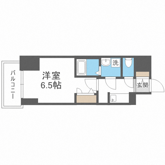 【間取り】 |  S-RESIDENCE福島玉川Tres