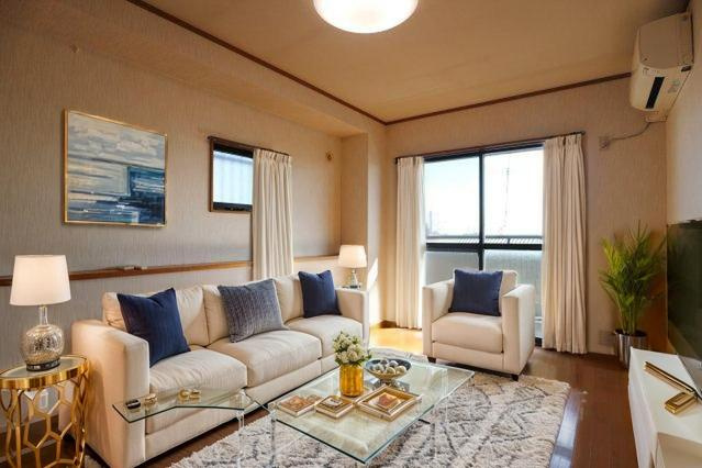 佐貫ルビーハイムⅡの居間・リビング|CGで家具等を配置したものです。実際に家具等は含まれません。