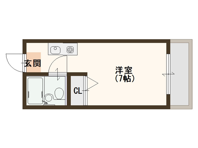 【間取り】 | ポアール御崎