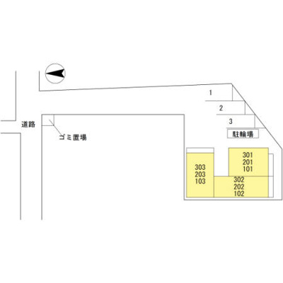 【区画図】 | Station　side　court