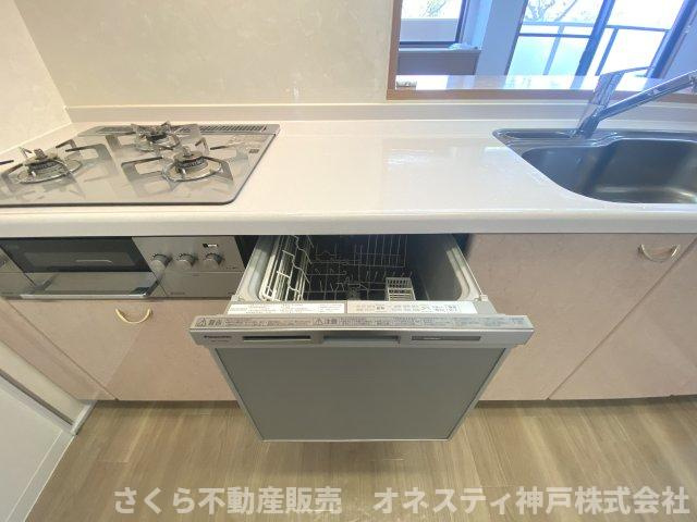 リベールシティ垂水ヒルズのキッチン|食洗器付きです