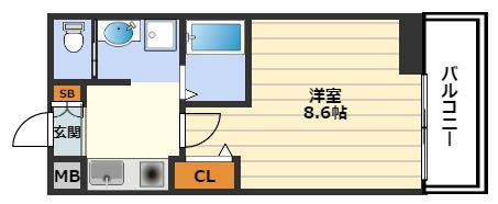ビガーポリス300同心Ⅱの間取り
