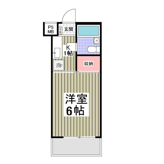 【間取り】 | シャトール田口戸塚Ⅰ
