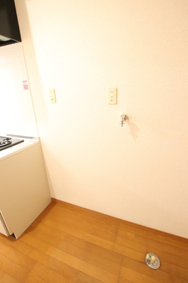 冷蔵庫、洗濯機置き場です♪