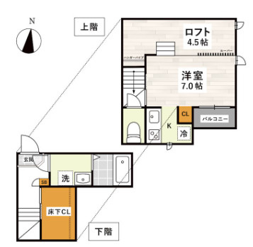 CB琴平アインス　の間取り