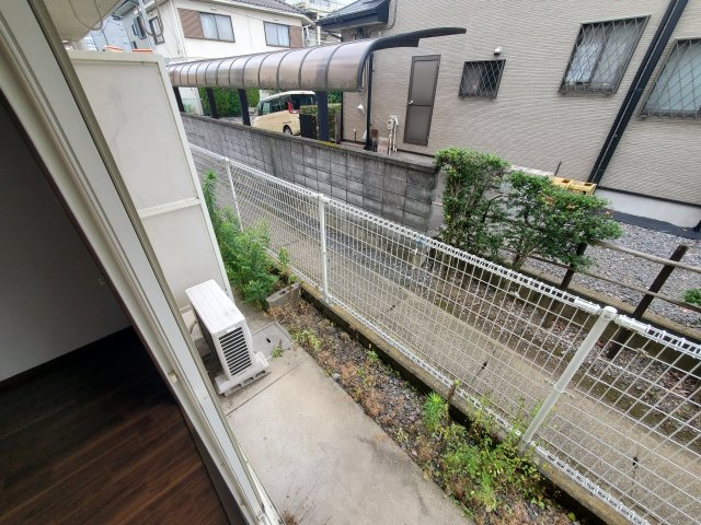 グランハイム岡田Aのバルコニー