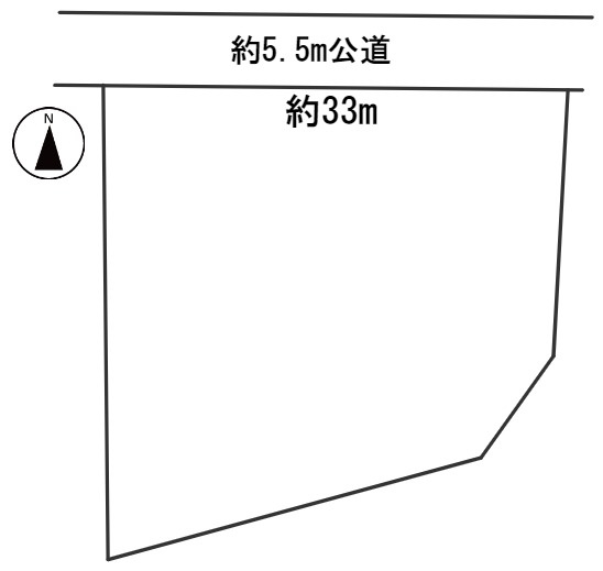 ６３１７９　岐阜市則松土地の区画図