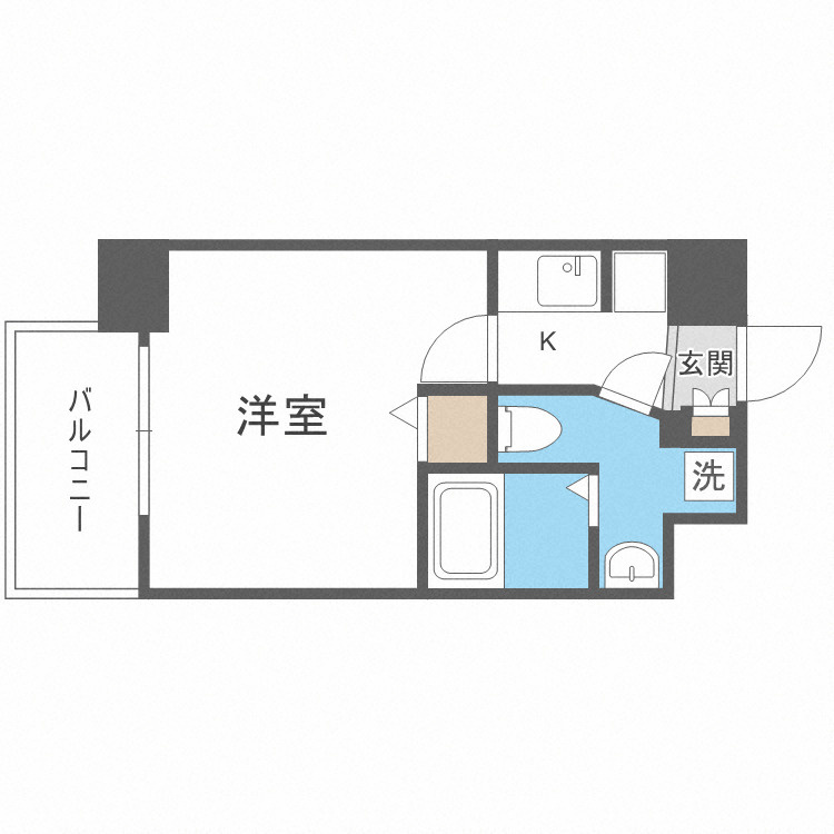 セレニテ難波西の間取り