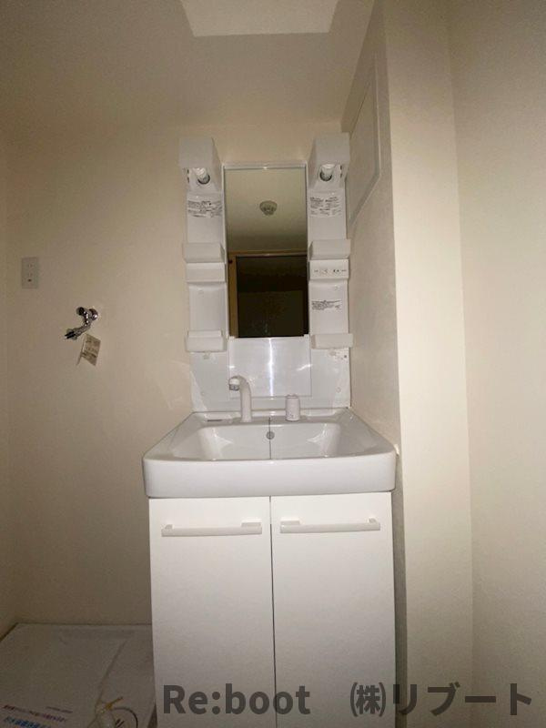 レオ四拾八番館の洗面所