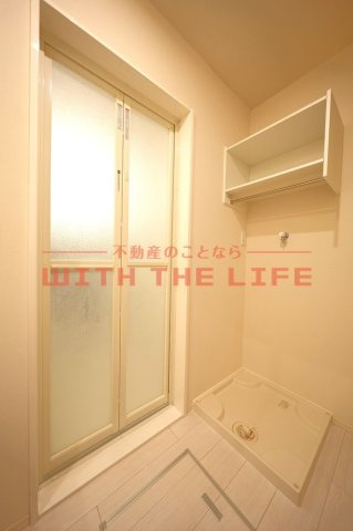 ブルースター【キャッシュバック対象物件】の洗面所|スペースが確保できる洗面所です