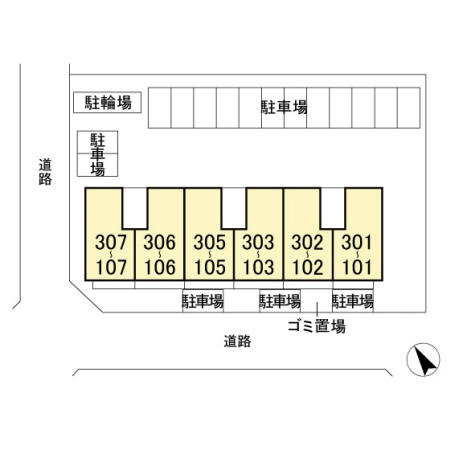 パインヒルズ胡録台の区画図