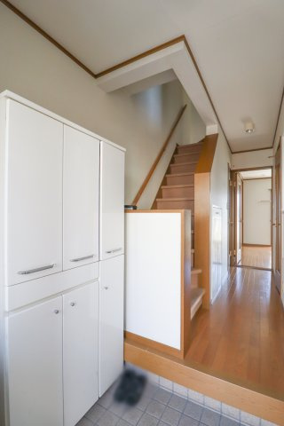 山田葉室町の玄関|シューズボックスのある玄関♪