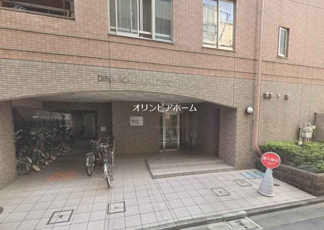 仲介手数料無料　ディナスカーラ亀戸　2階　角部屋　リノベーション済のエントランス