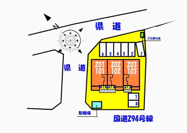 アジュールＮＫの駐車場|駐車場