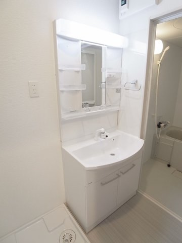 熊本市中央区大江本町の賃貸マンションの洗面所