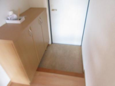 リエス西院の玄関