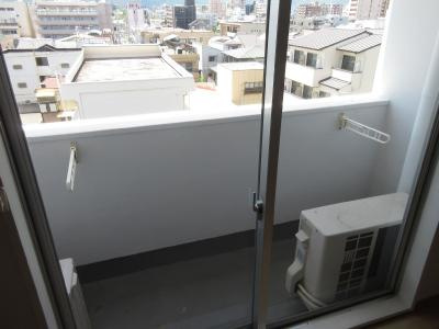 リエス西院のバルコニー