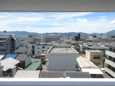 リエス西院の展望|西向き眺望