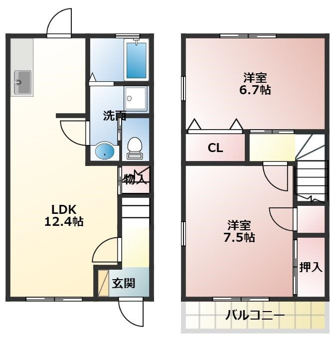 ポポラーレの間取り