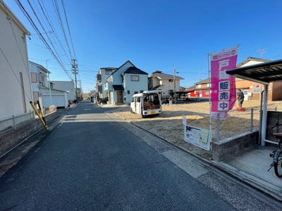 【前面道路含む現地写真】 | 守山区第４守山区鳥羽見　全２棟 | LINEから簡単お問合せ可能！
友達検索で@nqk7328tです！。