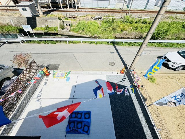 松戸市横須賀１丁目新築戸建（横須賀６期）の展望|バルコニーより道路側眺望