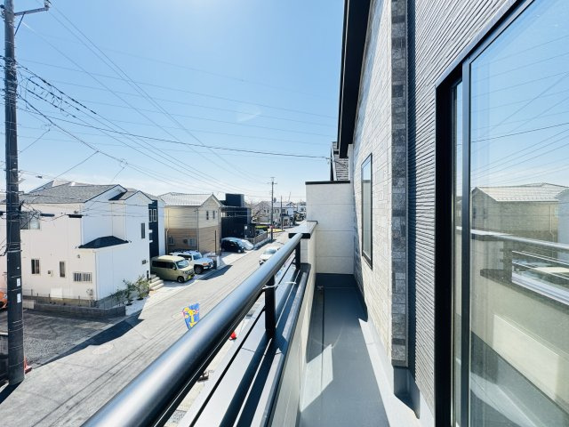 流山市三輪野山１丁目新築戸建（三輪野山４期）の展望|南側バルコニー・日当たり良好！