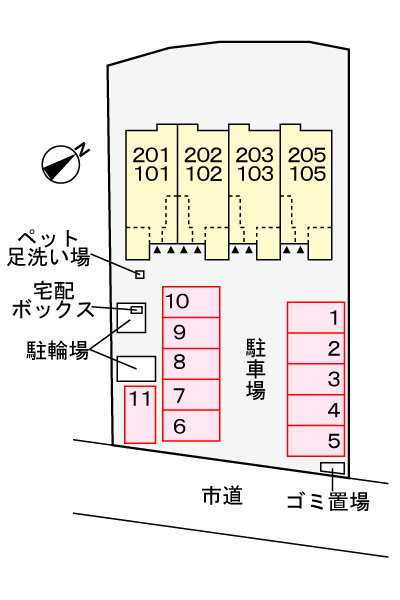 リュミエールの区画図