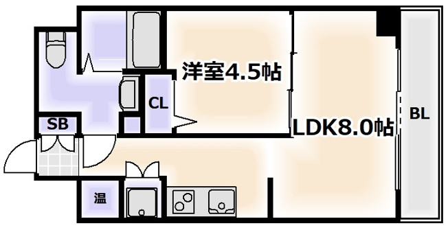 【間取り】 | ゼニスレジデンス難波南