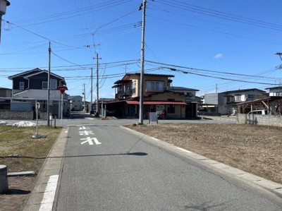 【前面道路含む現地写真】 | 天童市中里建売住宅第9【2号棟】 | 前面道路になります。