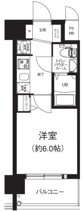 エグゼ大阪NORTHゲートの間取り